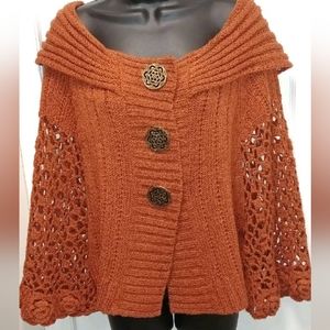 Domani knit cardigan sweater.